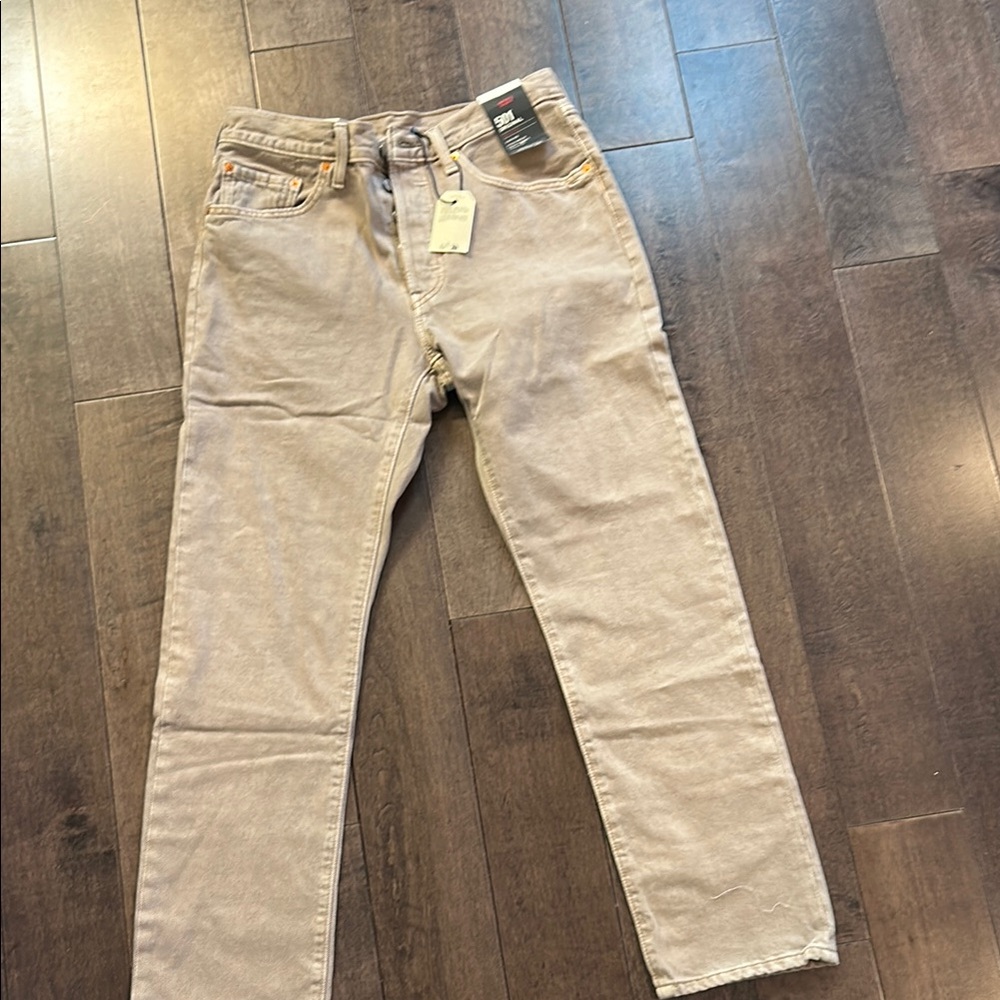 501® ORIGINAL FIT WOMEN'S JEANS 30x30 NWT TAN